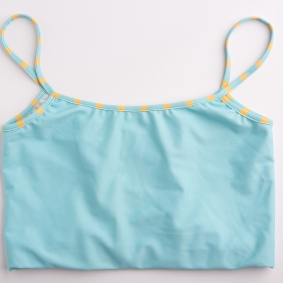 4/6 Small Arthletic "Laguna" Top - Blue & Yellow - Picture 5 of 5